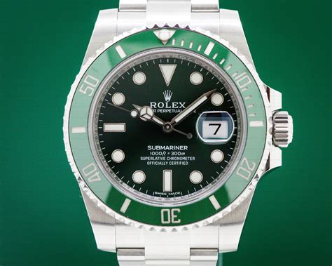 green and black rolex|Rolex sub green bezel.